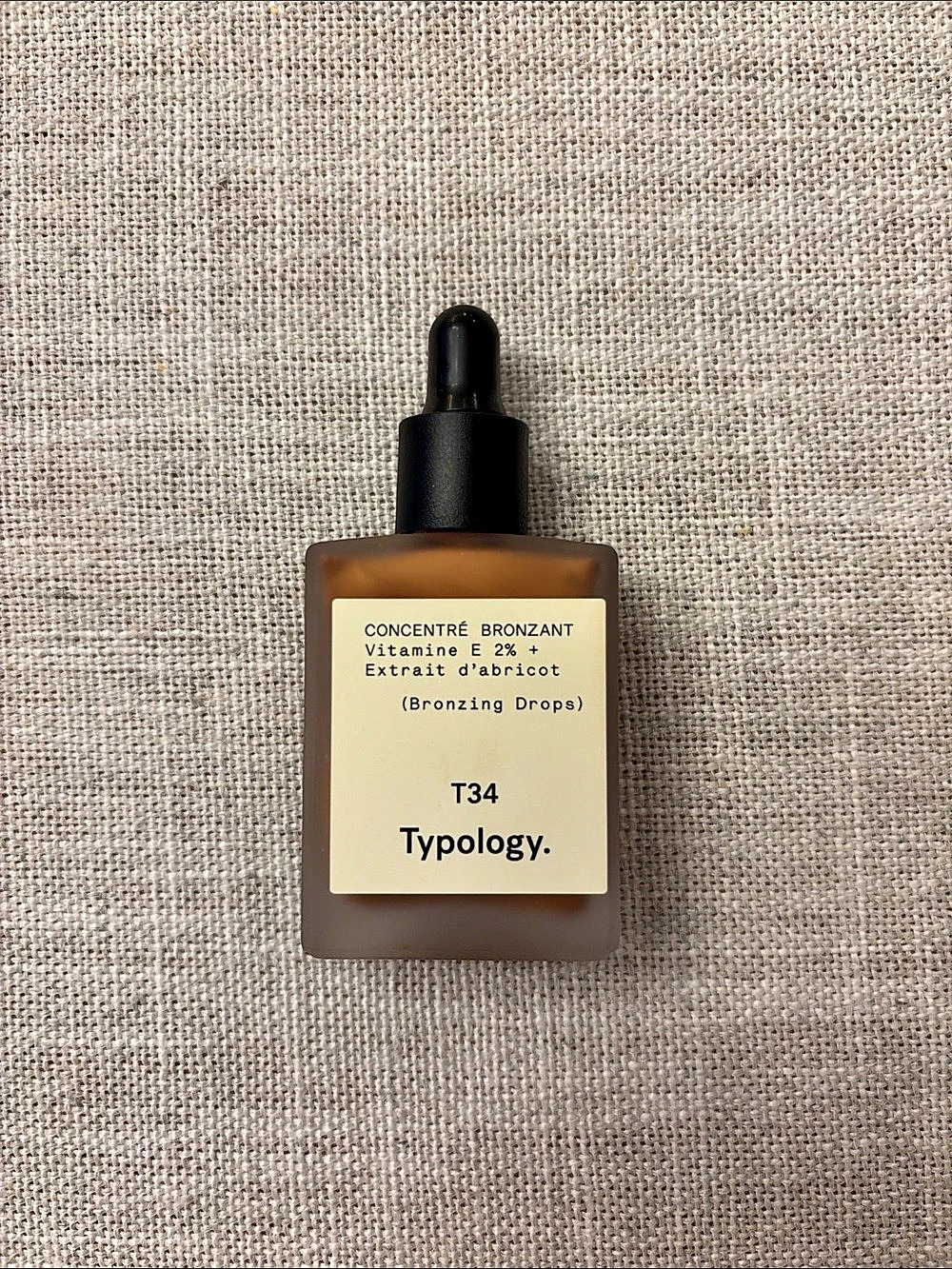 Typology Concentré Bronzant Vitamine E 2% + Extrait d'abricot T34 Serum